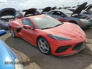 2020 Chevrolet Corvette 2LT with VIN 1G1Y72D48L5103545, listed as a Copart auction lot 75073914 with 0 mi miles and Salvage Title. Bid and sale history available at carsss.com. Image 4.