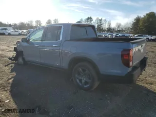 2023 Honda Ridgeline RTL-E with VIN 5FPYK3F77PB000633, listed as a Copart auction lot 47300125 with 0 mi miles and Salvage Title. Bid and sale history available at carsss.com. Image 2.
