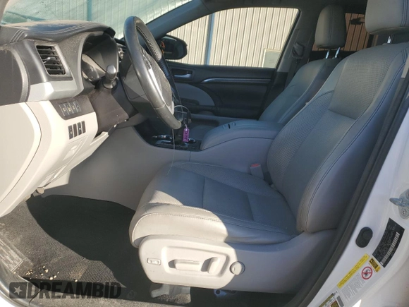 2015 Toyota Highlander Hybrid Limited with VIN 5TDDCRFH4FS007775, listed as a Copart auction lot 86442554 with 0 mi miles and Salvage Title. Bid and sale history available at carsss.com. Image 7.