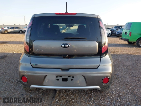 2018 Kia Soul + with VIN KNDJP3A55J7535782, listed as a IAAI auction lot 41807092 with 104,240 mi miles. Bid and sale history available at carsss.com. Image 16.
