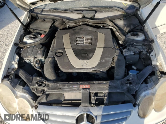2008 Mercedes-Benz CLK-Class 3.5L with VIN WDBTK56F28T097226, listed as a Copart auction lot 75881674 with 0 mi miles and Non Repairable. Bid and sale history available at carsss.com. Image 11.
