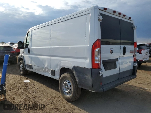 2016 Ram ProMaster Cargo with VIN 3C6TRVAG5GE115830, listed as a Copart auction lot 66212404 with 124,446 mi miles and Salvage Title. Bid and sale history available at DreamBid. Image 2.
