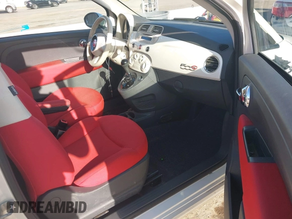 2012 FIAT 500 Pop with VIN 3C3CFFDR6CT321723, listed as a IAAI auction lot 41968345 with 84,088 mi miles. Bid and sale history available at carsss.com. Image 5.