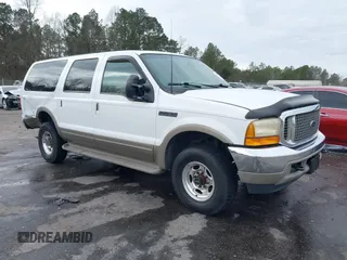 2000 Ford Excursion Limited с VIN 1FMNU43S0YEC77191, выставлен на аукционе IAAI как лот 41593538 с пробегом 207 847 миль миль и . История ставок и продаж доступна на DreamBid. Изображение 1.