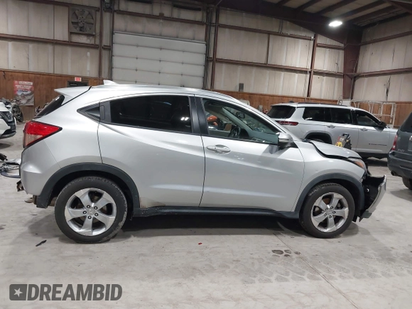 2016 Honda HR-V EX-L w/Navi with VIN 3CZRU6H7XGM711089, listed as a IAAI auction lot 41801419 with 68,983 mi miles. Bid and sale history available at carsss.com. Image 13.