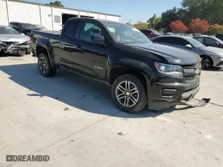2020 Chevrolet Colorado 2WD Work Truck with VIN 1GCHSBEA0L1145547, listed as a Copart auction lot 77546084 with 0 mi miles and Salvage Title. Bid and sale history available at carsss.com. Image 11.