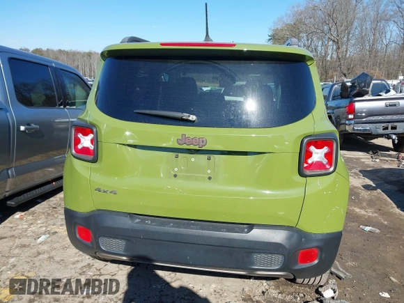 2016 Jeep Renegade Latitude with VIN ZACCJBBTXGPD18290, listed as a IAAI auction lot 41399537 with 49,749 mi miles. Bid and sale history available at carsss.com. Image 17.