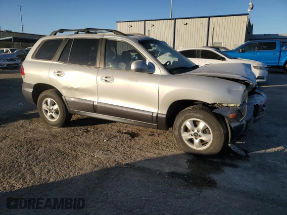 2006 Hyundai Santa Fe GLS with VIN KM8SC73D56U097233, listed as a Copart auction lot 84483704 with 88,699 mi miles and Salvage Title. Bid and sale history available at carsss.com. Image 4.