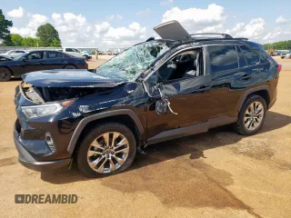 2021 Toyota RAV4 XLE Premium with VIN 2T3C1RFV5MC149234, listed as a Copart auction lot 58960675 with 63,920 mi miles and Salvage title. Bid and sale history available at DreamBid. Image 1.