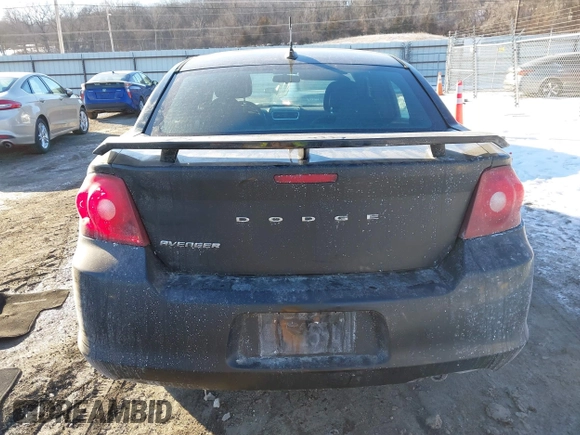 2013 Dodge Avenger SE with VIN 1C3CDZAB2DN536435, listed as a IAAI auction lot 41638628 with 163,731 mi miles and . Bid and sale history available at DreamBid. Image 16.