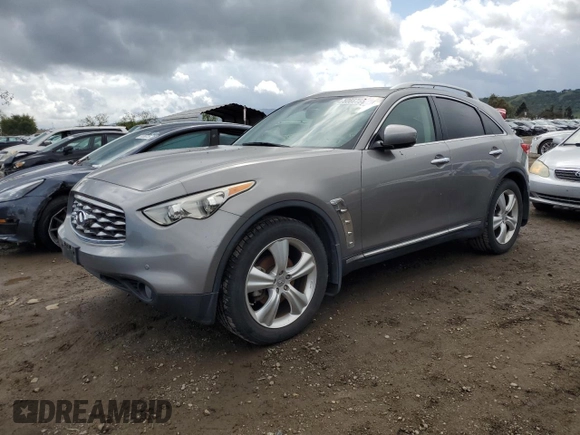 2011 Infiniti FX35 with VIN JN8AS1MW8BM732878, listed as a Copart auction lot 50667565 with 166,993 mi miles and Clean Title. Bid and sale history available at carsss.com. Image 1.