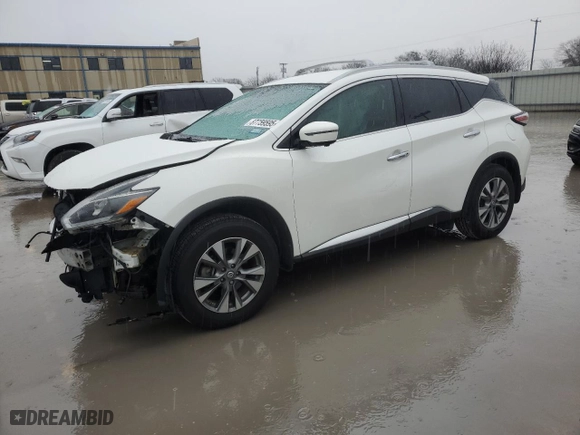 2018 Nissan Murano Platinum with VIN 5N1AZ2MG9JN199160, listed as a Copart auction lot 87759595 with 122,841 mi miles and Salvage Title. Bid and sale history available at carsss.com. Image 1.