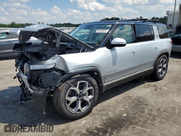 2024 Rivian R1S Adventure with VIN 7PDSGBBA1RN041672, listed as a Copart auction lot 61924974 with Not Provided miles and Salvage Title. Bid and sale history available at carsss.com. Image 1.