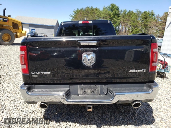 2021 Ram 1500 Limited with VIN 1C6SRFPT4MN505203, listed as a Copart auction lot 54476585 with 43,097 mi miles and Salvage title. Bid and sale history available at DreamBid. Image 6.