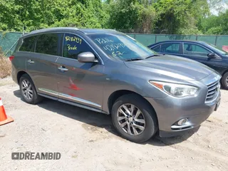 2015 Infiniti QX60 z VIN 5N1AL0MM3FC521774, wystawiony jako IAAI lot #42182939 z przebiegiem 99 438 mil mil oraz . Historia ofert i sprzedaży dostępna na DreamBid. Obrazek 1.