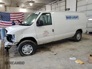 2010 Ford Econoline Cargo Commercial with VIN 1FTNE2EL6ADA07809, listed as a Copart auction lot 60211395 with 258,970 mi miles and Salvage title. Bid and sale history available at DreamBid. Image 1.