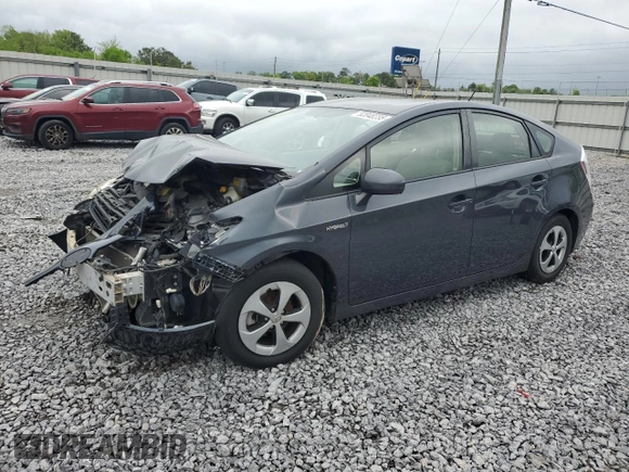 2013 Toyota Prius One with VIN JTDKN3DU4D1628622, listed as a Copart auction lot 52048235 with 166,172 mi miles and Salvage Title. Bid and sale history available at carsss.com. Image 1.