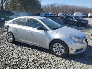 2012 Chevrolet Cruze LS with VIN 1G1PD5SH4C7215842, listed as a Copart auction lot 47656375 with 122,981 mi miles and Salvage Title. Bid and sale history available at carsss.com. Image 4.
