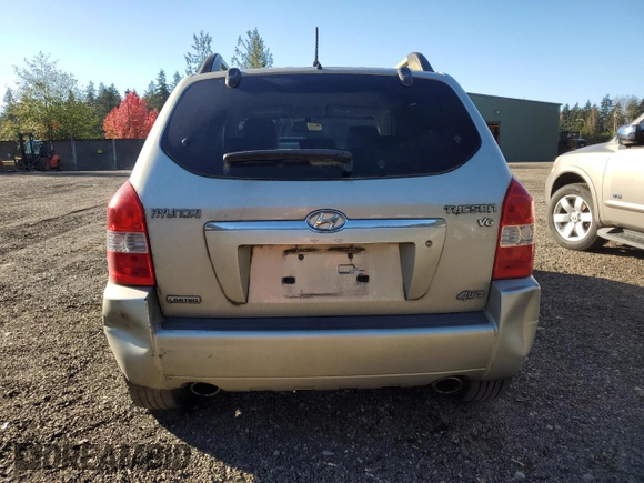 2006 Hyundai Tucson GLS with VIN KM8JN72D96U388437, listed as a Copart auction lot 79754114 with 67,339 mi miles and Clean Title. Bid and sale history available at carsss.com. Image 6.
