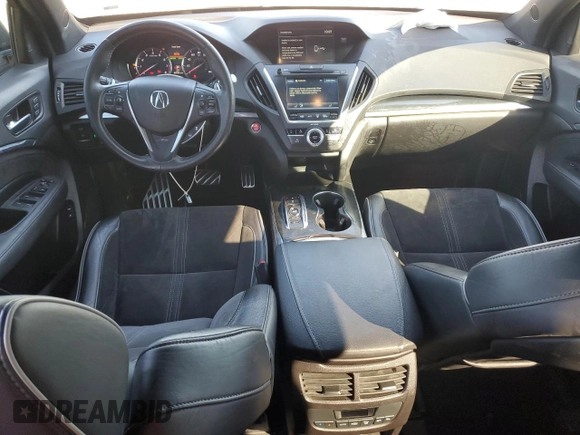 2020 Acura MDX w/Technology/A-Spec Pkg with VIN 5J8YD4H08LL019757, listed as a Copart auction lot 46604285 with 83,982 mi miles and Salvage Title. Bid and sale history available at carsss.com. Image 8.