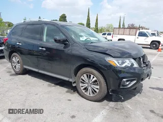 2017 Nissan Pathfinder SL with VIN 5N1DR2MN2HC635509, listed as a IAAI auction lot 41910907 with 83,459 mi miles and . Bid and sale history available at DreamBid. Image 1.