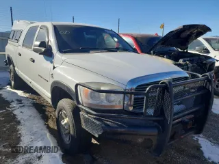 2006 Dodge Ram 3500 Laramie with VIN 3D7LX39C56G285795, listed as a Copart auction lot 83461404 with 326,401 mi miles and Salvage Title. Bid and sale history available at carsss.com. Image 4.