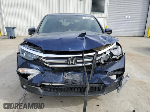 2016 Honda Pilot EX-L with VIN 5FNYF6H56GB058114, listed as a Copart auction lot 47833425 with 150,012 mi miles and Salvage Title. Bid and sale history available at carsss.com. Image 5.