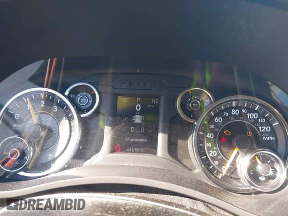 2019 Ram 2500 Tradesman with VIN 3C6UR5CJXKG596863, listed as a IAAI auction lot 41501007 with 64,518 mi miles. Bid and sale history available at carsss.com. Image 7.