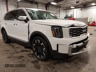 2024 Kia Telluride SX Prestige with VIN 5XYP5DGC5RG428614, listed as a IAAI auction lot 42352783 with 19,448 mi miles and . Bid and sale history available at DreamBid. Image 1.