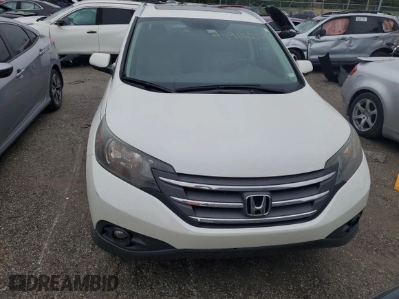 2012 Honda CR-V EX-L with VIN 5J6RM3H72CL033948, listed as a Copart auction lot 49062174 with 121,067 mi miles and Salvage Title. Bid and sale history available at carsss.com. Image 5.