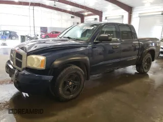 2006 Dodge Dakota SLT with VIN 1D7HW48KX6S664923, listed as a Copart auction lot 48756195 with 155,012 mi miles and Salvage Title. Bid and sale history available at carsss.com. Image 1.