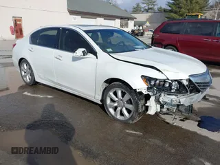 2014 Acura RLX with VIN JH4KC1F34EC004886, listed as a IAAI auction lot 41486879 with 162,425 mi miles. Bid and sale history available at carsss.com. Image 1.