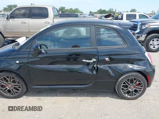 2015 FIAT 500 Abarth with VIN 3C3CFFFH5FT694552, listed as a IAAI auction lot 42056996 with 34,216 mi miles and . Bid and sale history available at DreamBid. Image 6.