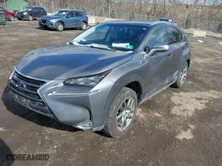 2015 Lexus NX 300h with VIN JTJBJRBZ1F2018555, listed as a IAAI auction lot 41528256 with 115,169 mi miles. Bid and sale history available at carsss.com. Image 2.