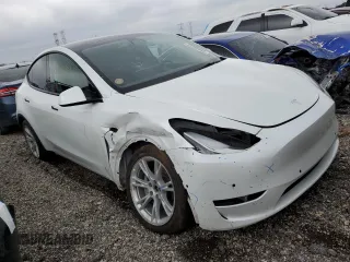 2022 Tesla Model Y Long Range z VIN 7SAYGAEE2NF465173, wystawiony jako Copart lot #53983845 z przebiegiem 42 740 mil mil oraz Szkody całkowita. Historia ofert i sprzedaży dostępna na DreamBid. Obrazek 4.
