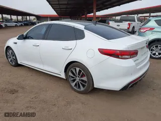2016 Kia Optima SXL Turbo with VIN 5XXGV4L28GG012037, listed as a IAAI auction lot 41535468 with 160,366 mi miles. Bid and sale history available at carsss.com. Image 3.