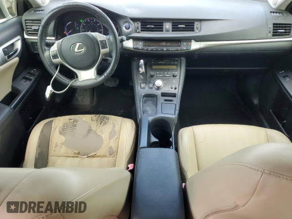 2011 Lexus CT 200h with VIN JTHKD5BH1B2046293, listed as a Copart auction lot 52329215 with 183,489 mi miles and Clean Title. Bid and sale history available at DreamBid. Image 8.