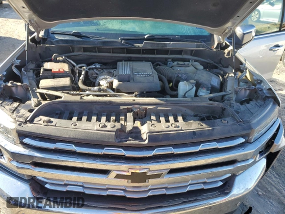 2021 Chevrolet Silverado 1500 LTZ with VIN 3GCUYGET4MG282294, listed as a Copart auction lot 80017084 with Not Provided miles and Salvage Title. Bid and sale history available at DreamBid. Image 11.