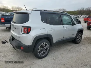 2017 Jeep Renegade Limited z VIN ZACCJBDB1HPF36429, wystawiony jako Copart lot #51438375 z przebiegiem 74 714 mil mil oraz Szkoda całkowita • Salvage title. Historia ofert i sprzedaży dostępna na DreamBid. Obrazek 3.