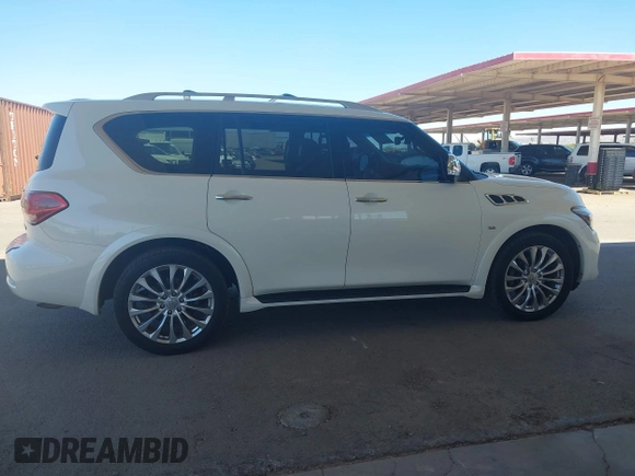 2016 Infiniti QX80 with VIN JN8AZ2NDXG9800865, listed as a IAAI auction lot 42827188 with 132,030 mi miles and . Bid and sale history available at DreamBid. Image 13.