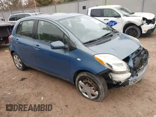 2009 Toyota Yaris with VIN JTDKT903195255240, listed as a IAAI auction lot 41650800 with 168,991 mi miles. Bid and sale history available at carsss.com. Image 1.
