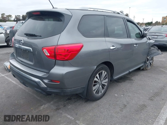 2017 Nissan Pathfinder S with VIN 5N1DR2MN0HC658402, listed as a IAAI auction lot 41857093 with 142,070 mi miles and . Bid and sale history available at DreamBid. Image 4.