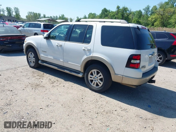 2007 Ford Explorer Eddie Bauer with VIN 1FMEU74E87UA95849, listed as a IAAI auction lot 42153076 with 188,766 mi miles. Bid and sale history available at carsss.com. Image 3.