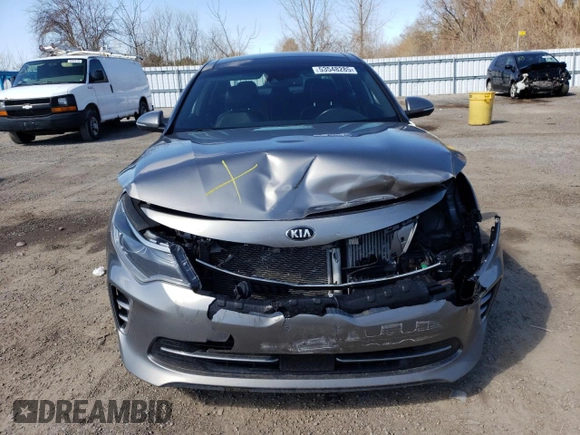 2016 Kia Optima SXL Turbo with VIN 5XXGV4L21GG083385, listed as a Copart auction lot 53548285 with 73,096 mi miles and Salvage title. Bid and sale history available at DreamBid. Image 5.