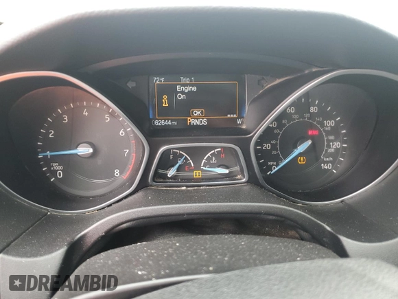 2017 Ford Focus SE с VIN 1FADP3FE6HL308128, выставлен на аукционе Copart как лот 59777385 с пробегом 62 644 миль миль и Чистый • Clean title. История ставок и продаж доступна на DreamBid. Изображение 9.