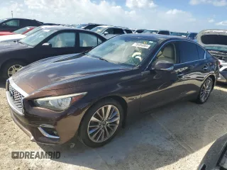 2019 Infiniti Q50 Sport with VIN JN1EV7AP0KM510150, listed as a Copart auction lot 78494064 with Not provided miles and Non repairable. Bid and sale history available at DreamBid. Image 1.