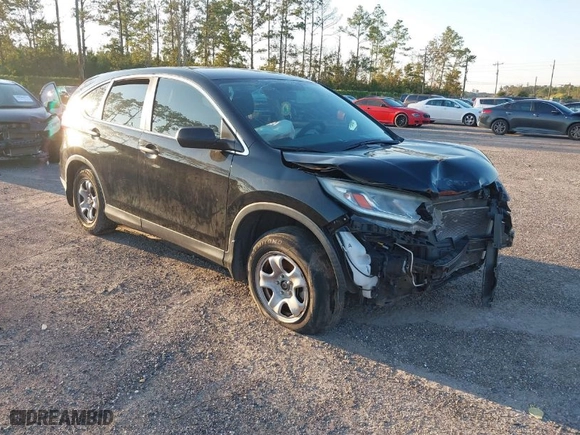 2015 Honda CR-V LX with VIN 2HKRM3H38FH512323, listed as a IAAI auction lot 39161499 with 133,787 mi miles. Bid and sale history available at carsss.com. Image 1.