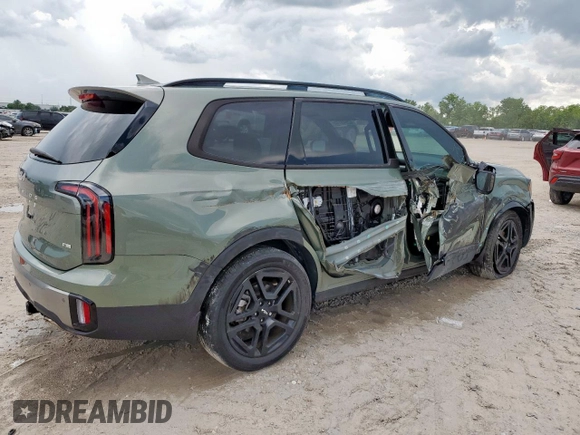 2023 Kia Telluride EX X-Line with VIN 5XYP3DGC6PG360956, listed as a Copart auction lot 62949115 with 28,900 mi miles and Salvage title. Bid and sale history available at DreamBid. Image 3.