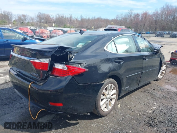 2014 Lexus ES 300h with VIN JTHBW1GG5E2066621, listed as a IAAI auction lot 42008057 with Not Provided miles and . Bid and sale history available at DreamBid. Image 4.