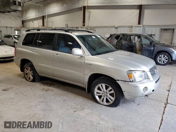 2007 Toyota Highlander Hybrid with VIN JTEHW21A270038923, listed as a Copart auction lot 53184065 with 289,365 mi miles and Clean Title. Bid and sale history available at carsss.com. Image 4.
